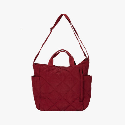 Olives Kapitone Puffer Tote Pamuk Çanta