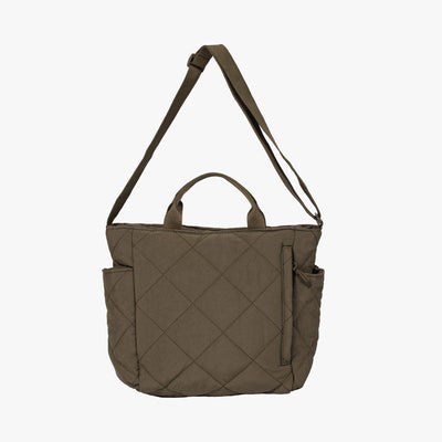 Olives Kapitone Puffer Tote Pamuk Çanta