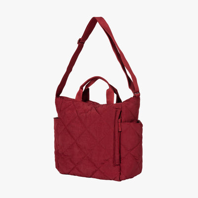 Olives Kapitone Puffer Tote Pamuk Çanta