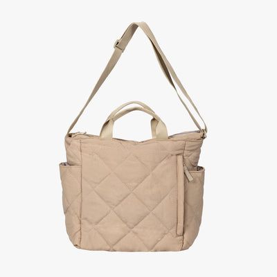 Olives Kapitone Puffer Tote Pamuk Çanta
