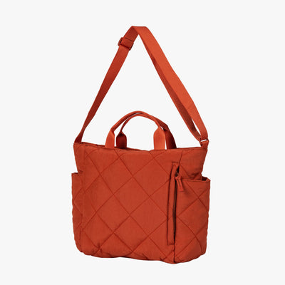 Olives Kapitone Puffer Tote Pamuk Çanta