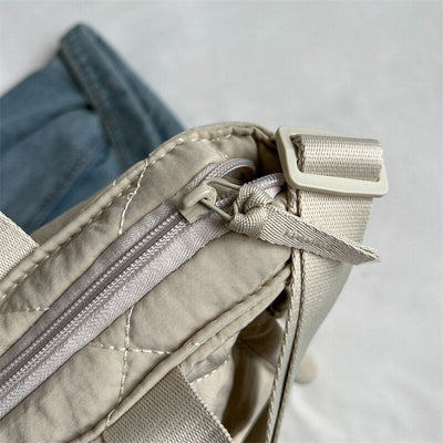 Olives Kapitone Puffer Tote Pamuk Çanta